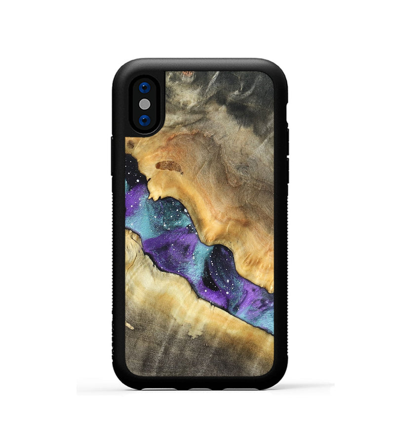 iPhone Xs Wood Phone Case - Wash (Cosmos, 821009)