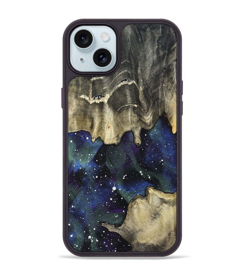 iPhone 15 Plus Wood Phone Case - Tonya (Cosmos, 821016)