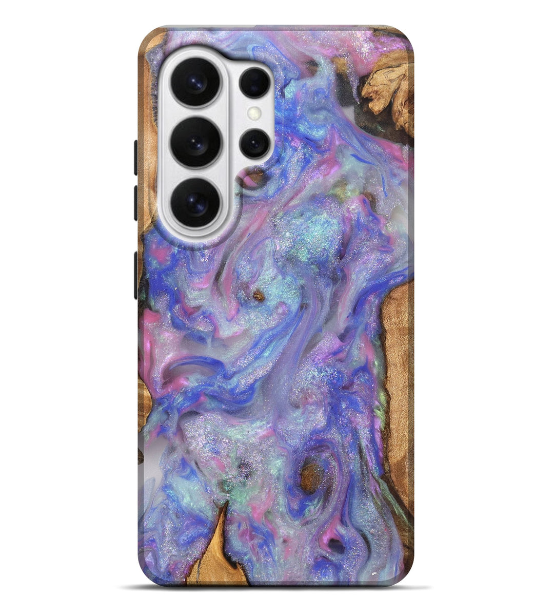Galaxy S26 Ultra Wood Live Edge Phone Case - Kizzie (Clear, 821038)