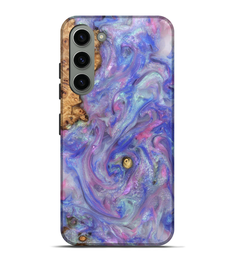 Galaxy S23 Plus Wood Live Edge Phone Case - Maci (Purple, 821042)