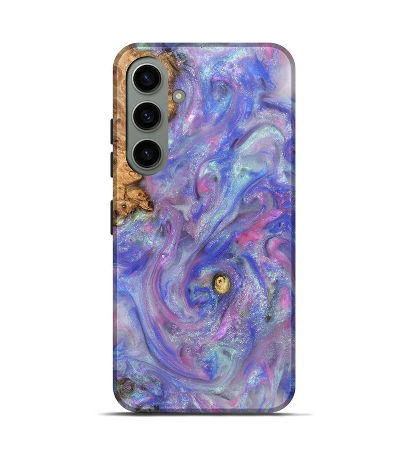 Galaxy S24 Wood Live Edge Phone Case - Maci (Purple, 821042)