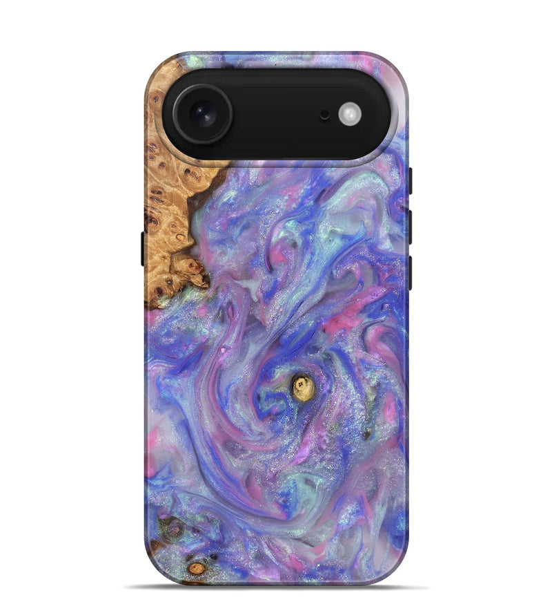 iPhone 17 Air Wood Live Edge Phone Case - Maci (Purple, 821042)