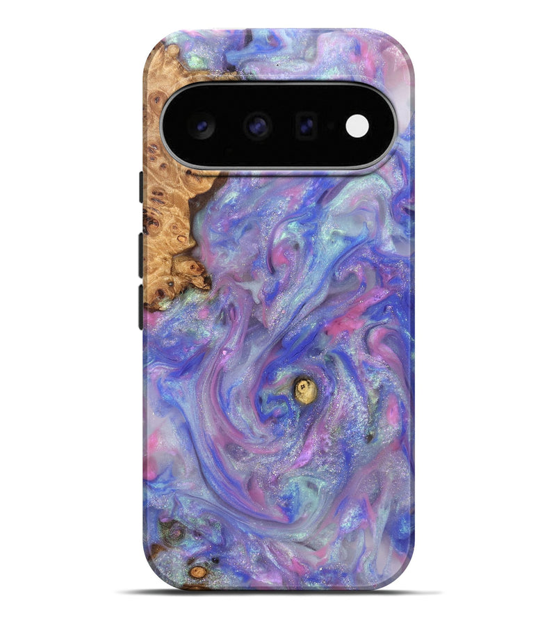 Pixel 11 Pro XL Wood Live Edge Phone Case - Maci (Purple, 821042)
