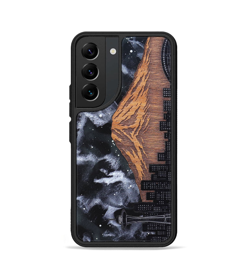 Galaxy S22 Wood Phone Case - Mt Rainier (Terrain)