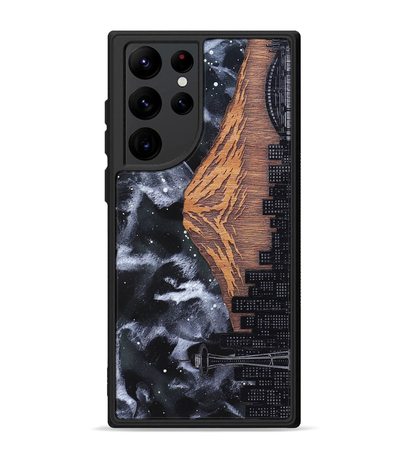 Galaxy S22 Ultra Wood Phone Case - Mt Rainier (Terrain)
