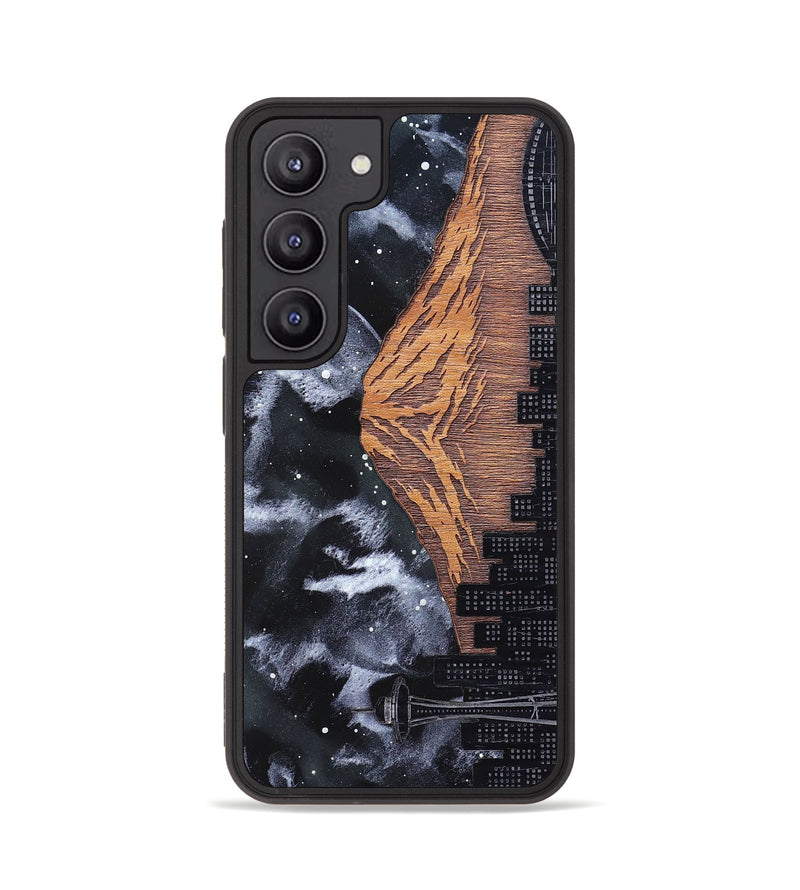 Galaxy S23 Wood Phone Case - Mt Rainier (Terrain)