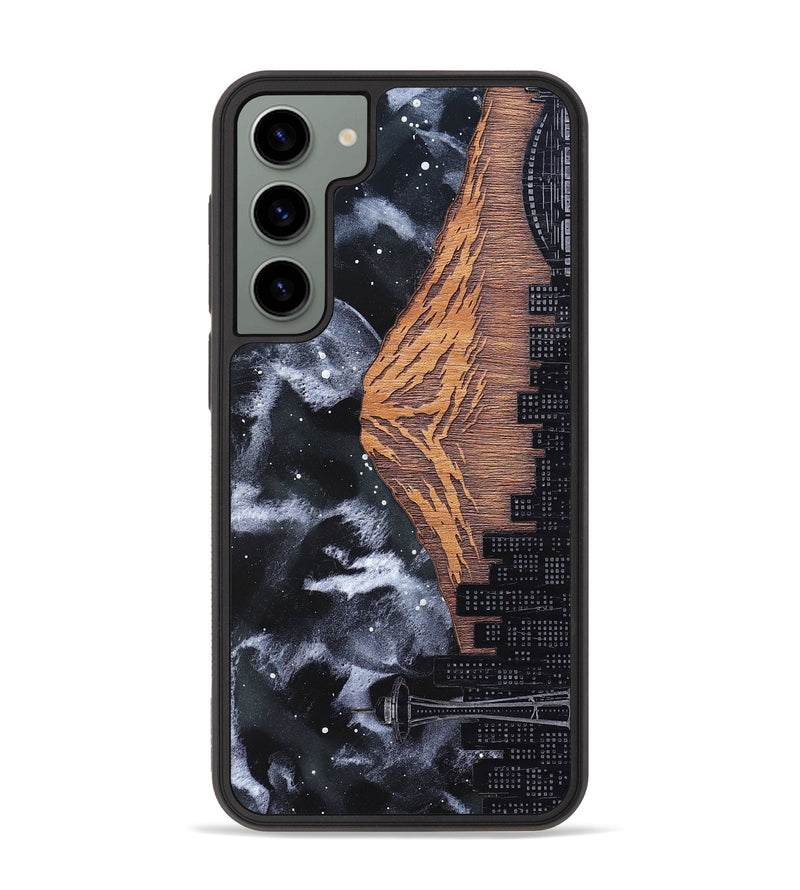 Galaxy S23 Plus Wood Phone Case - Mt Rainier (Terrain)