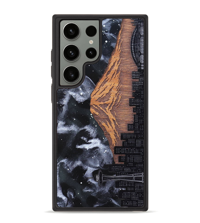 Galaxy S23 Ultra Wood Phone Case - Mt Rainier (Terrain)