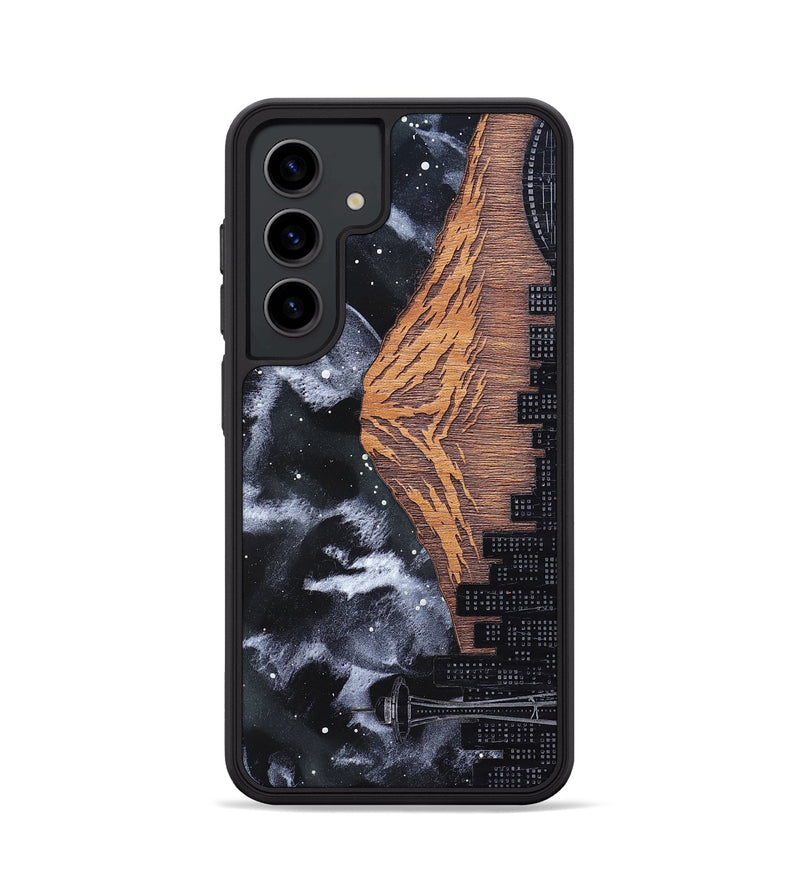 Galaxy S24 Wood Phone Case - Mt Rainier (Terrain)