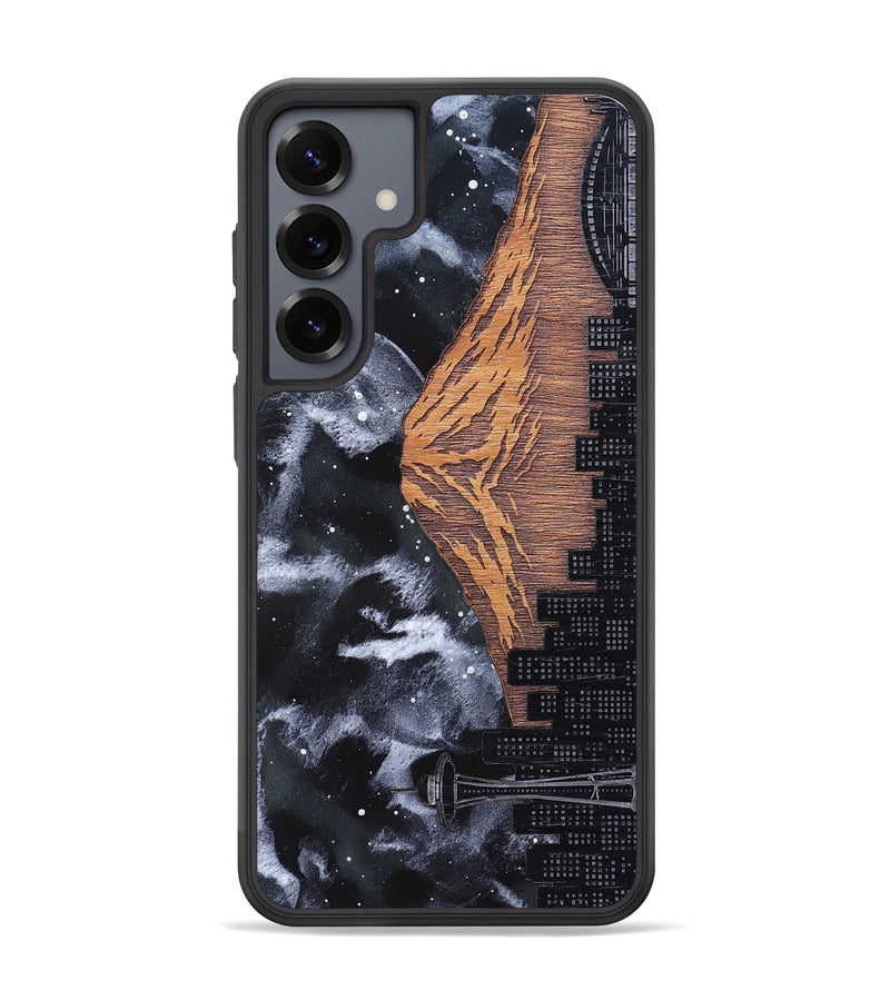 Galaxy S25 Plus Wood Phone Case - Mt Rainier (Terrain)