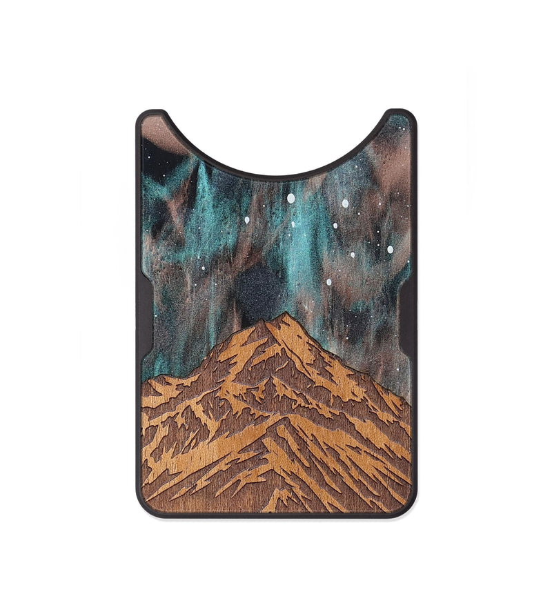 Alloy Wood Wallet - Mt Cook (Terrain)