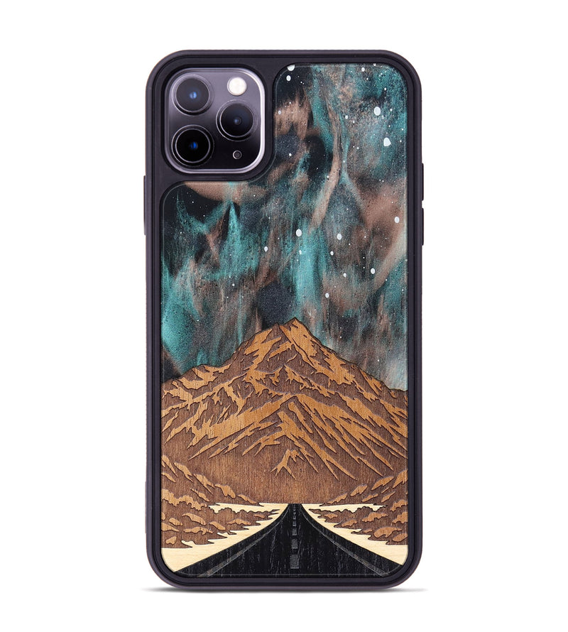 iPhone 11 Pro Max Wood Phone Case - Mt Cook (Terrain)