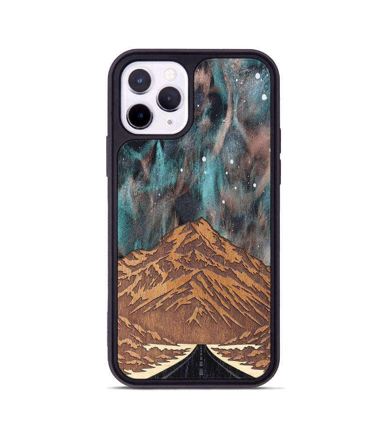 iPhone 11 Pro Wood Phone Case - Mt Cook (Terrain)