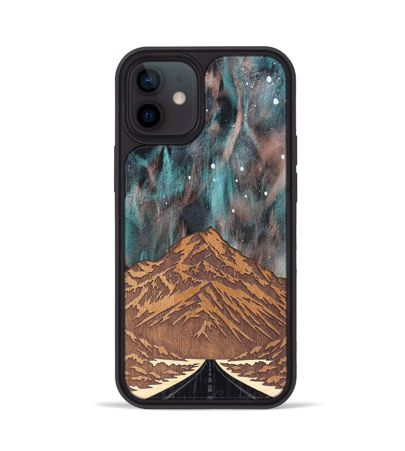 iPhone 12 Wood Phone Case - Mt Cook (Terrain)