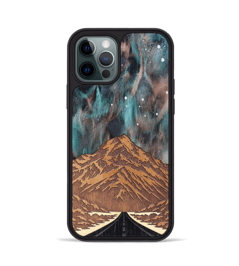 iPhone 12 Pro Wood Phone Case - Mt Cook (Terrain)
