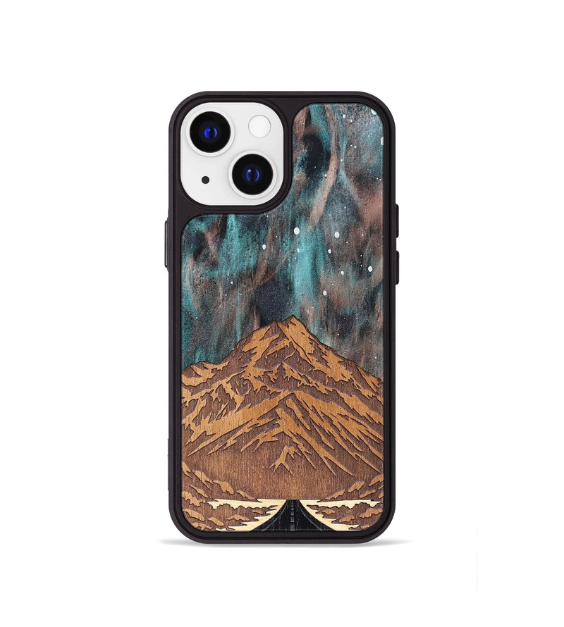 iPhone 13 mini Wood Phone Case - Mt Cook (Terrain)