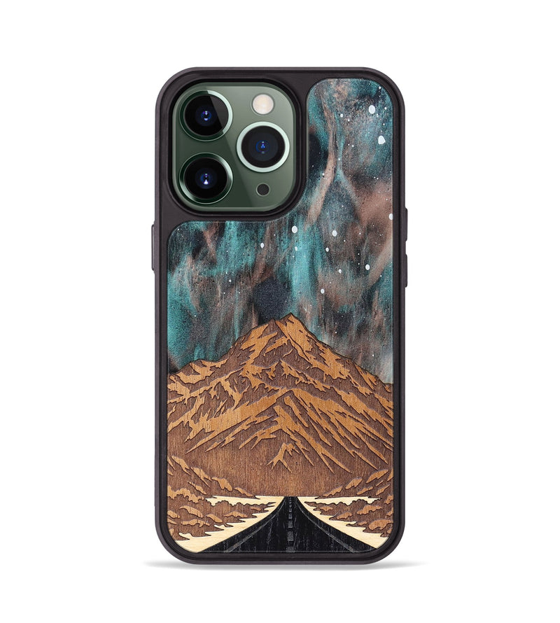 iPhone 13 Pro Wood Phone Case - Mt Cook (Terrain)