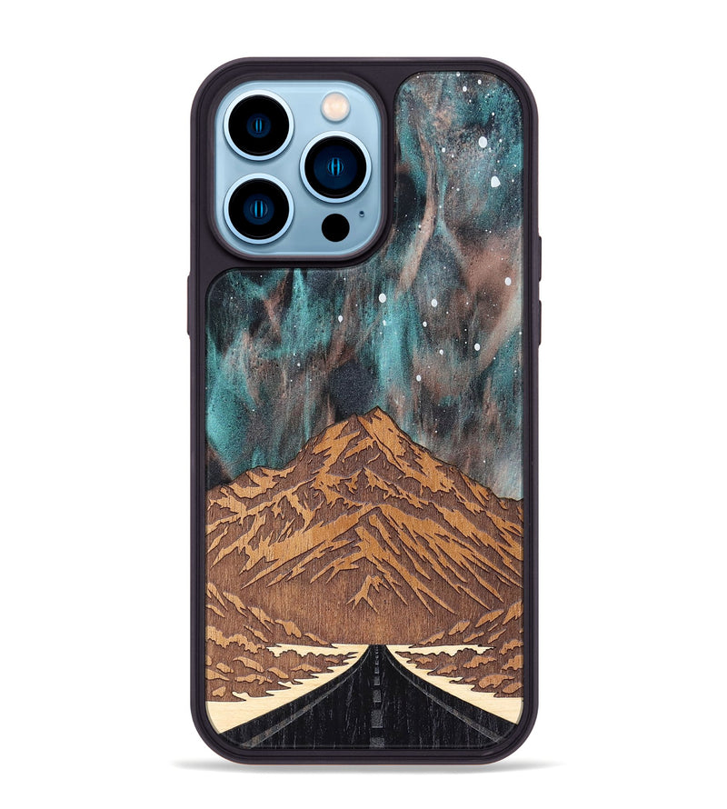 iPhone 14 Pro Max Wood Phone Case - Mt Cook (Terrain)