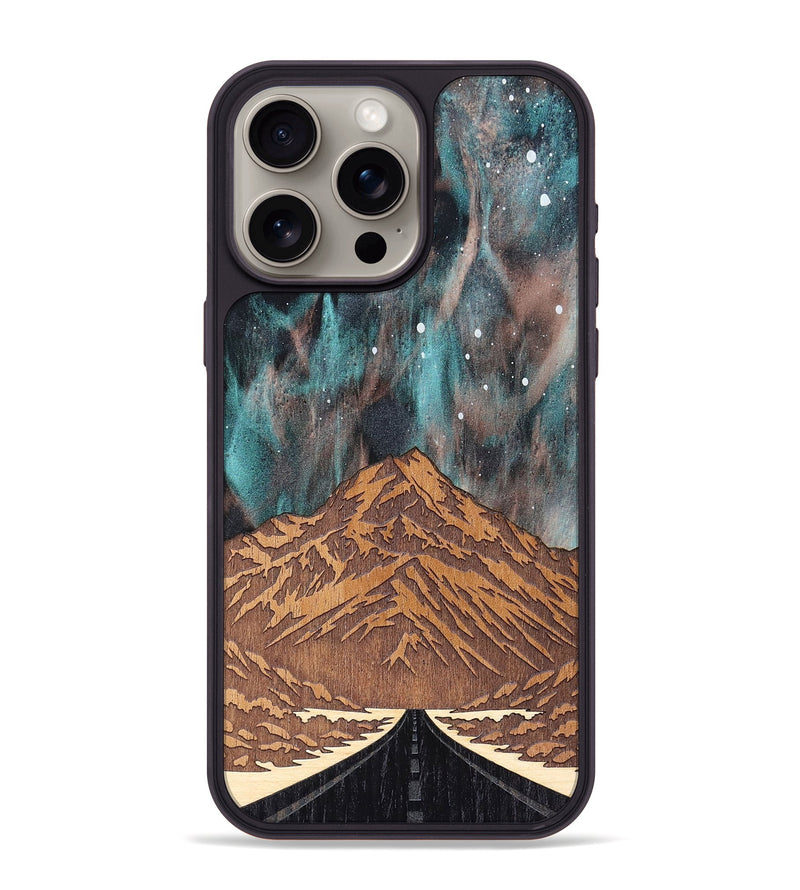 iPhone 15 Pro Max Wood Phone Case - Mt Cook (Terrain)