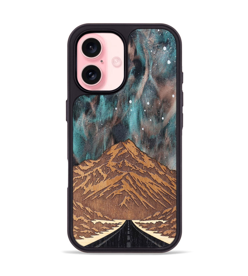 iPhone 16 Wood Phone Case - Mt Cook (Terrain)