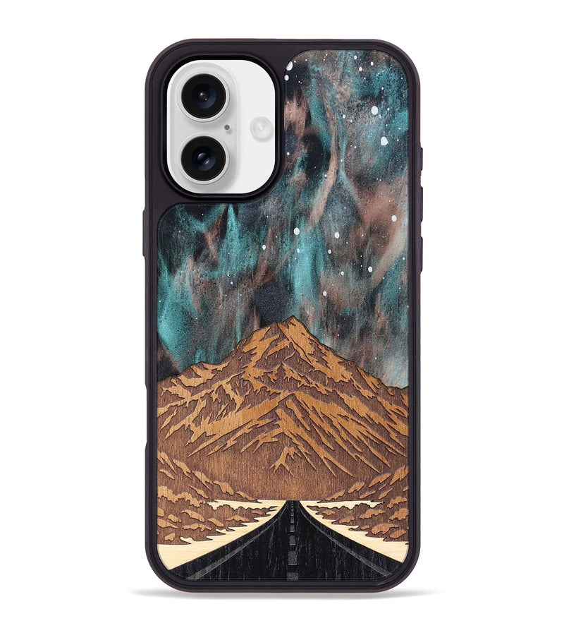 iPhone 16 Plus Wood Phone Case - Mt Cook (Terrain)
