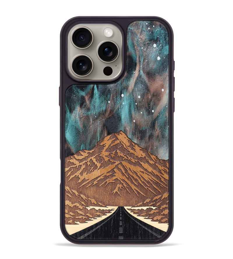 iPhone 16 Pro Max Wood Phone Case - Mt Cook (Terrain)