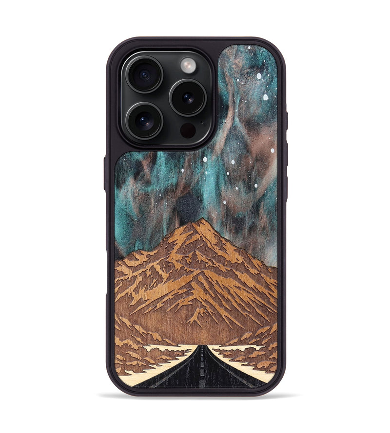 iPhone 16 Pro Wood Phone Case - Mt Cook (Terrain)