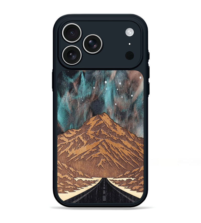 iPhone 17 Pro Max Wood Phone Case - Mt Cook (Terrain)