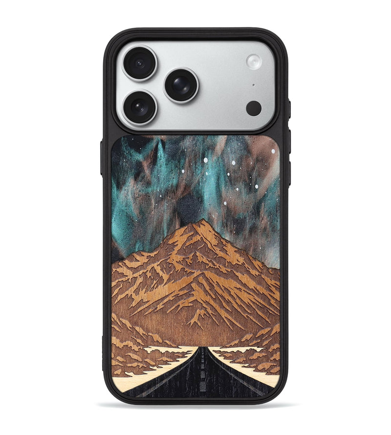 iPhone 18 Pro Max Wood Phone Case - Mt Cook (Terrain)