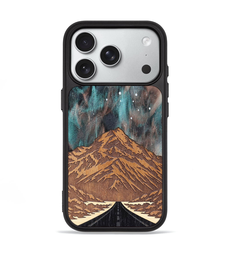 iPhone 18 Pro Wood Phone Case - Mt Cook (Terrain)
