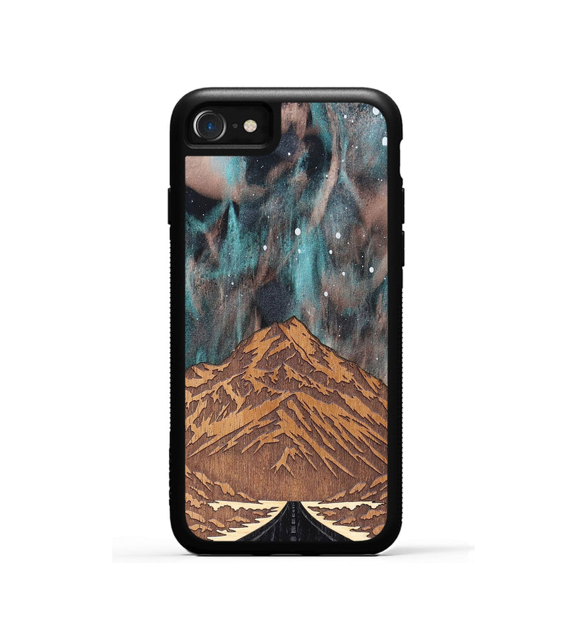 iPhone SE Wood Phone Case - Mt Cook (Terrain)