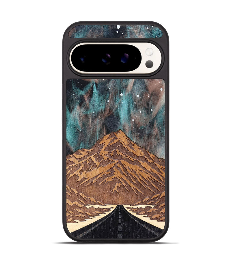 Pixel 9 Wood Phone Case - Mt Cook (Terrain)