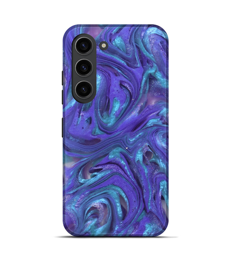Galaxy S23 ResinArt Live Edge Phone Case - Azalea (Purple, 821045)