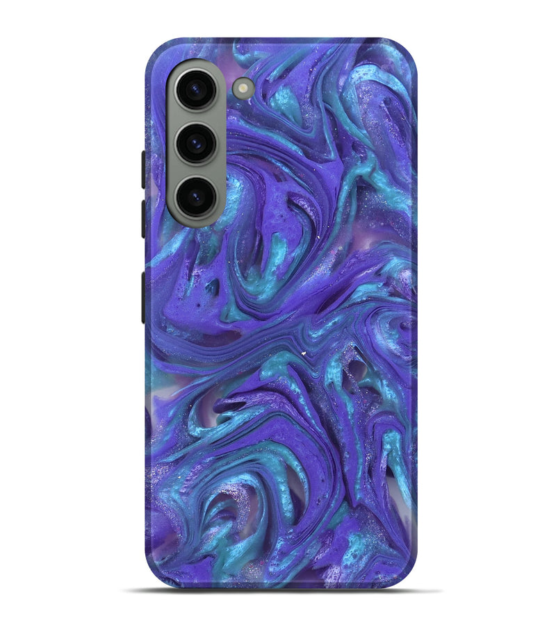 Galaxy S23 Plus ResinArt Live Edge Phone Case - Azalea (Purple, 821045)