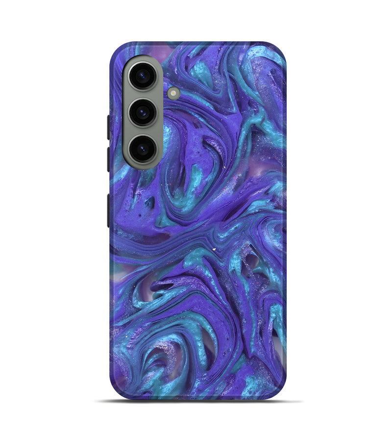 Galaxy S24 ResinArt Live Edge Phone Case - Azalea (Purple, 821045)