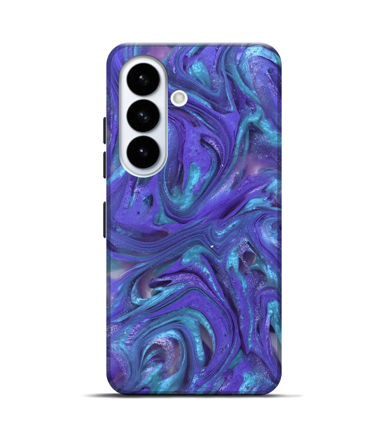 Galaxy S26 ResinArt Live Edge Phone Case - Azalea (Purple, 821045)