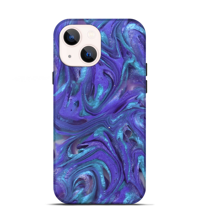 iPhone 13 ResinArt Live Edge Phone Case - Azalea (Purple, 821045)
