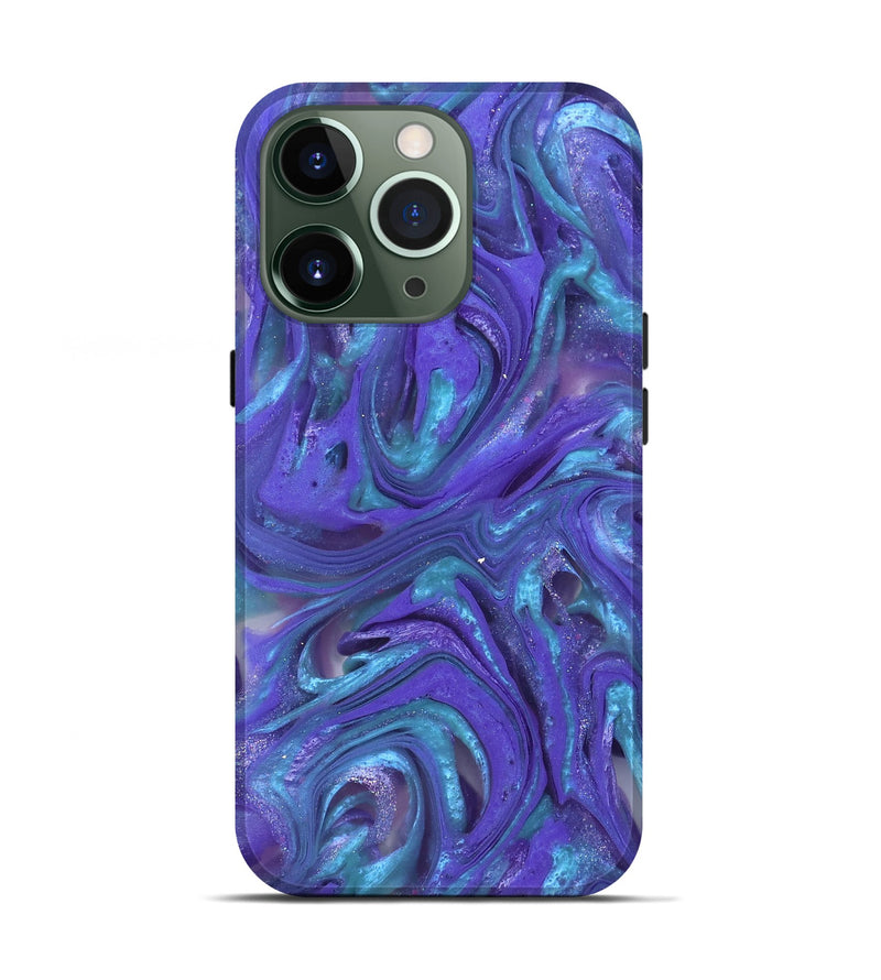 iPhone 13 Pro ResinArt Live Edge Phone Case - Azalea (Purple, 821045)