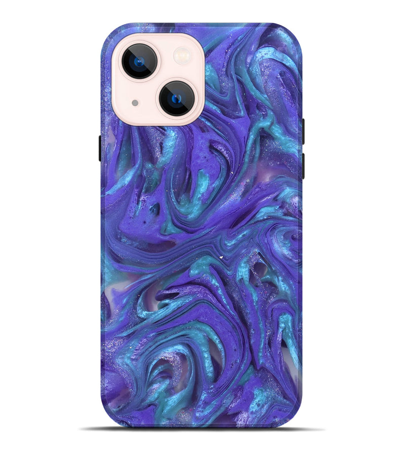 iPhone 14 Plus ResinArt Live Edge Phone Case - Azalea (Purple, 821045)