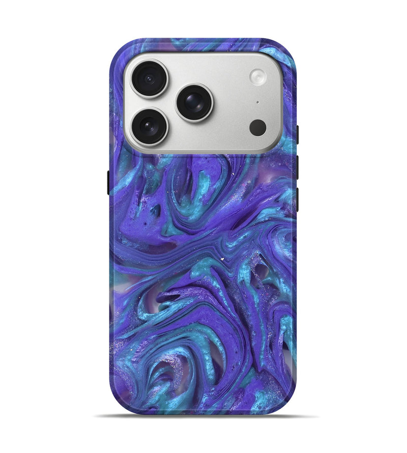 iPhone 17 Pro ResinArt Live Edge Phone Case - Azalea (Purple, 821045)