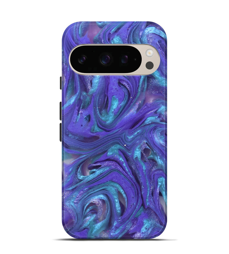 Pixel 10 Pro ResinArt Live Edge Phone Case - Azalea (Purple, 821045)