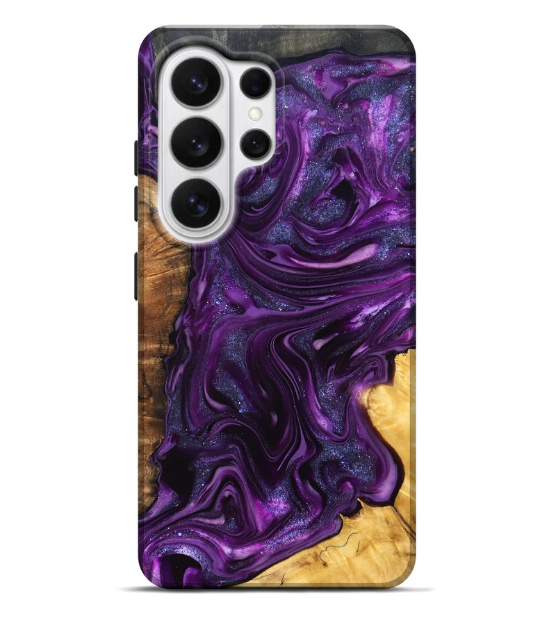 Galaxy S26 Ultra Wood Live Edge Phone Case - Alisson (Purple, 821046)