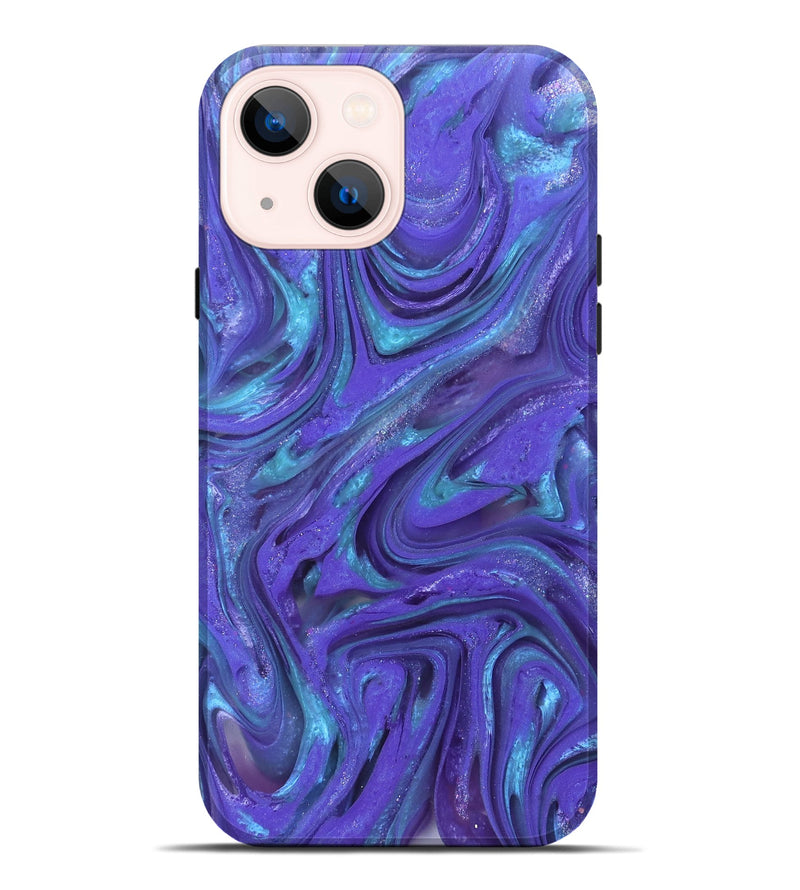 iPhone 14 Plus ResinArt Live Edge Phone Case - Jerrica (Clear, 821050)