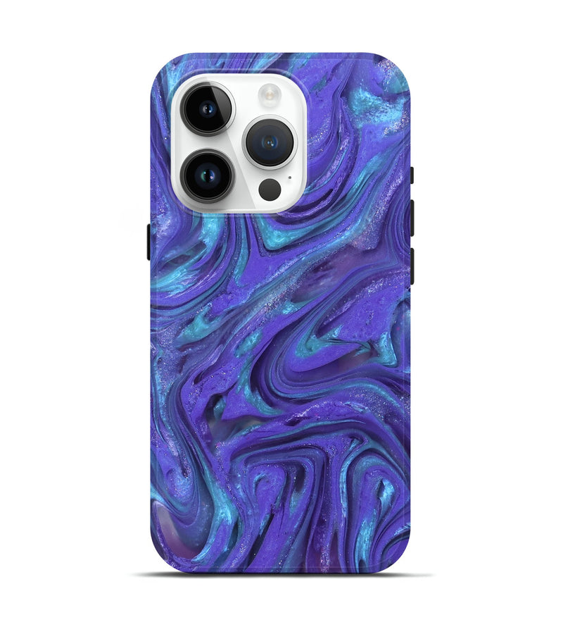 iPhone 15 Pro ResinArt Live Edge Phone Case - Jerrica (Clear, 821050)