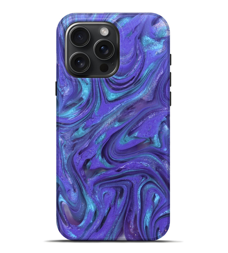iPhone 16 Pro Max ResinArt Live Edge Phone Case - Jerrica (Clear, 821050)