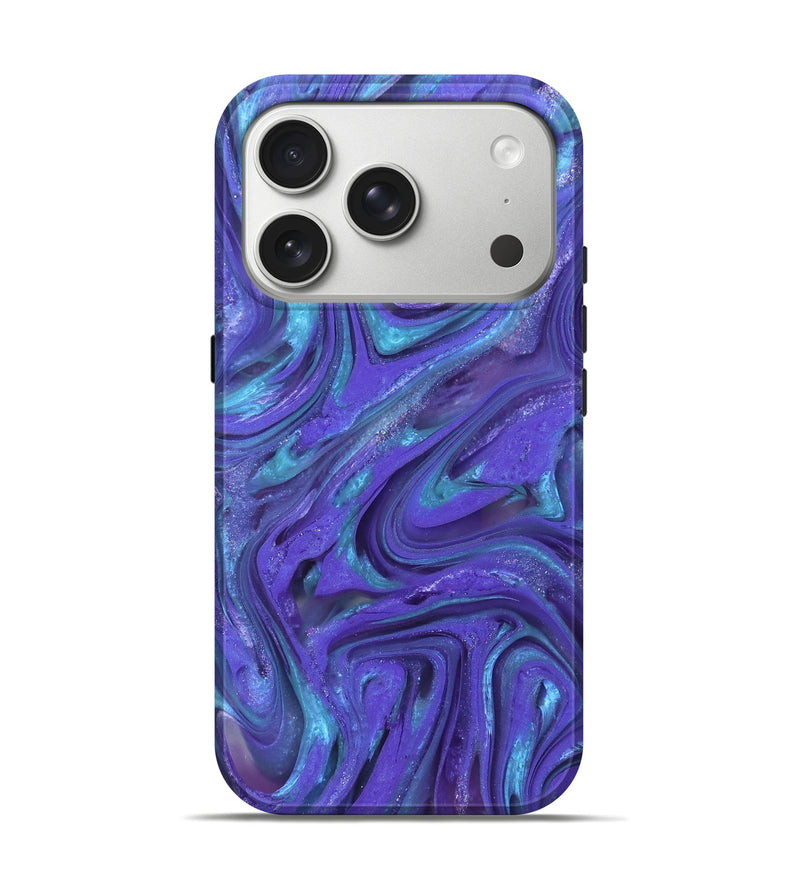 iPhone 17 Pro ResinArt Live Edge Phone Case - Jerrica (Clear, 821050)