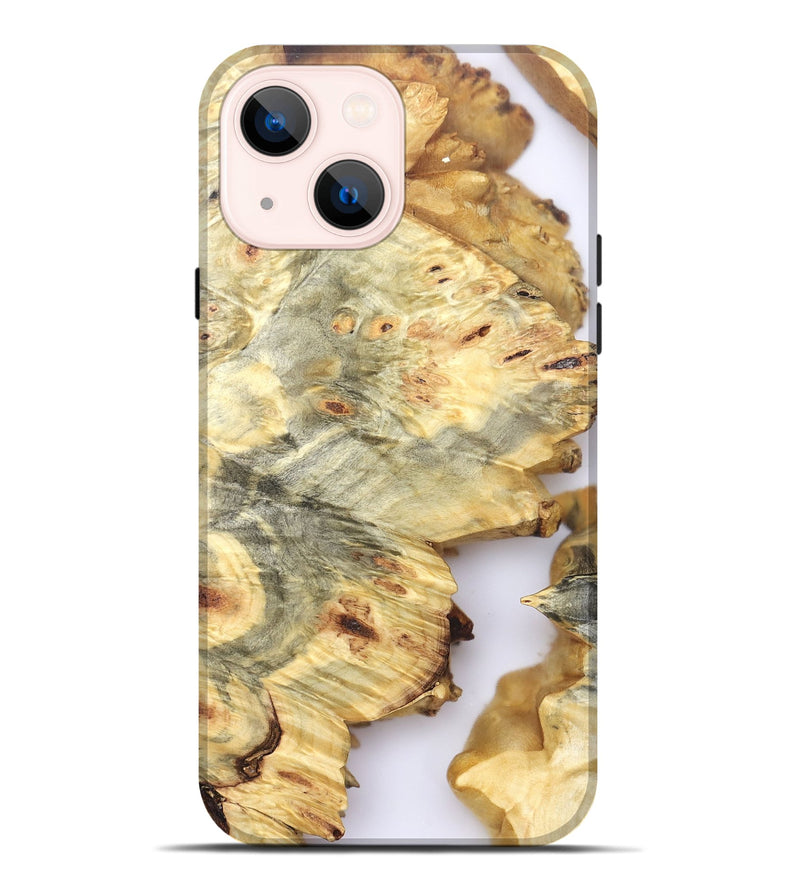 iPhone 14 Plus Wood Live Edge Phone Case - Laila (Clear, 821051)