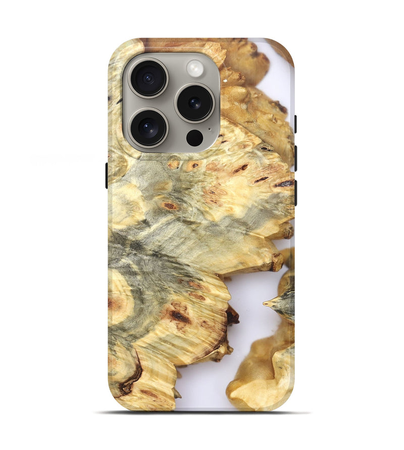 iPhone 16 Pro Wood Live Edge Phone Case - Laila (Clear, 821051)