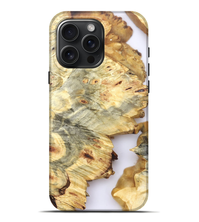 iPhone 16 Pro Max Wood Live Edge Phone Case - Laila (Clear, 821051)