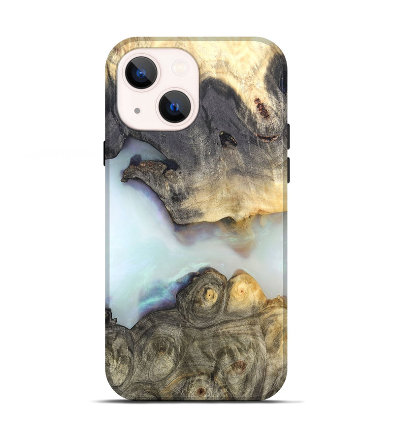 iPhone 13 Wood Live Edge Phone Case - Vida (Clear, 821052)
